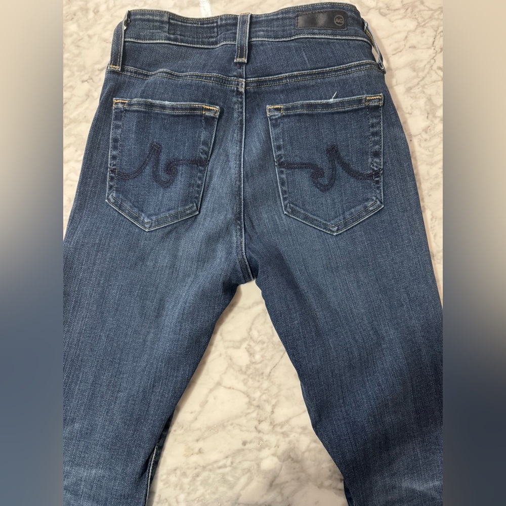 AG Adriano Goldschmied High Rise Blue Jeans